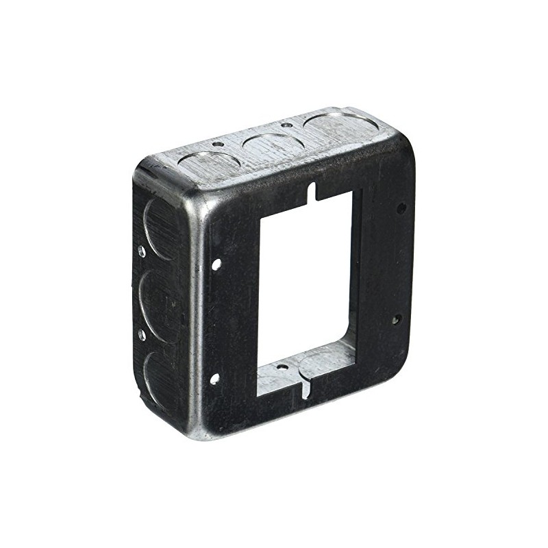 Hubbell 187 Raco Drawn 1-1/2" Deep Square Box Extension for