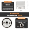 Upgraded W11239985 Stove Knob Replacement Compatible with Whirlpool Gas Ranges