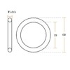 Boxonly Nitrile Rubber O-Rings 20mm OD 17mm ID 1.5mm Width