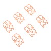 100pcs Paper Clips Cute Duck Shaped Decorative Metal Paperclips with