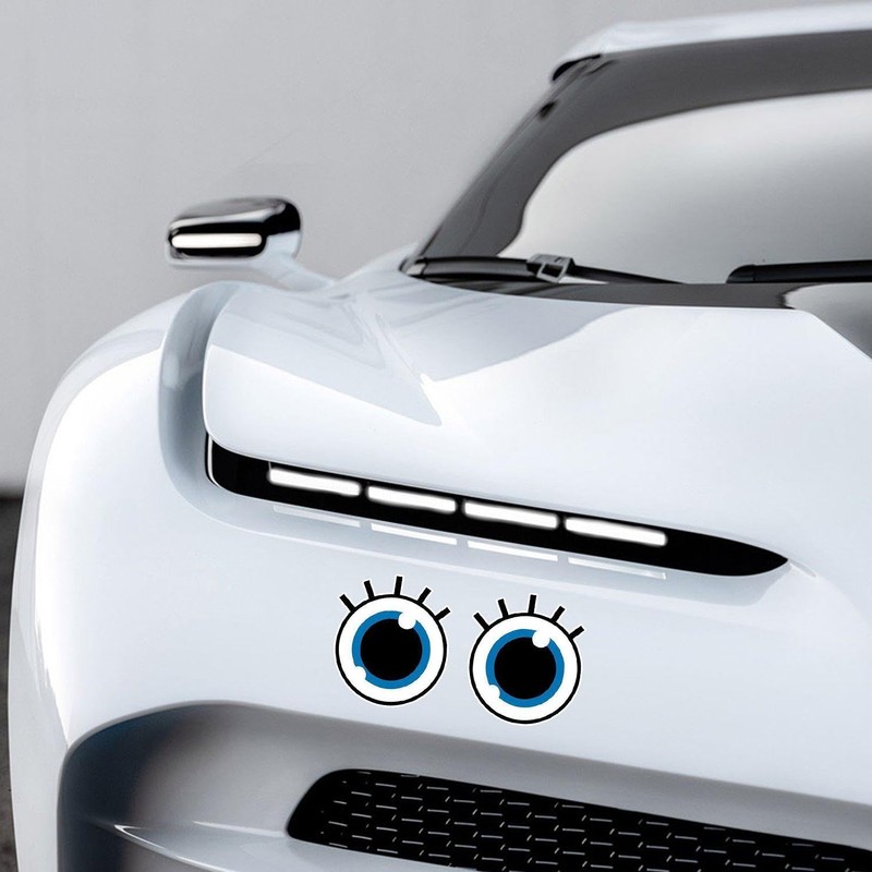 5 Decorative Stickers with Big Eyes, Interesting Stickers, Creative Stickers,