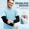 Rescoto 2 Pairs UV Protection Cooling Arm Sleeves Compression Sun
