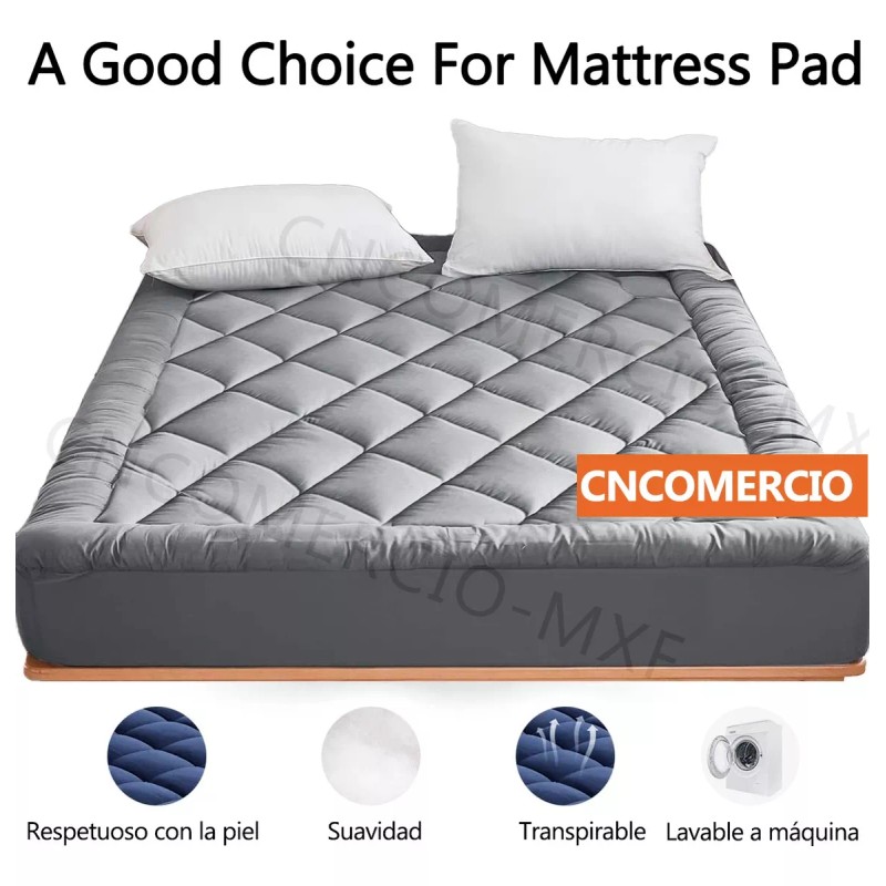 Amorosa Funda De Colchón Tamaño Matrimonial Acolchada De 600 Hilos