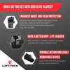 Lift Tech Fitness Unisex Adult Klutch Wrist Wrap Gloves -