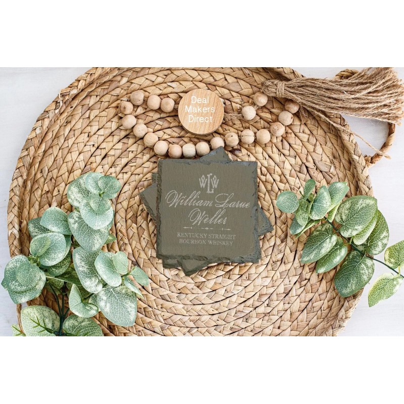 Buffalo Trace Antique Collection 5 Coaster Set Kentucky KY Bourbon