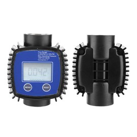 Flow Meter, Digital Display, Highly Accurate Water Diesel Flow Meter, 1 Inch Internal Thread, Repeatability: ± 0.3%
