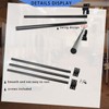 HDYEGY 2 Pack Saddle Pad Rack with 3 Bar,Wall Mounted