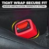 JSCARLIFE Seat Belt Buckle Holder 2 Pack, Universal Silicone Rear