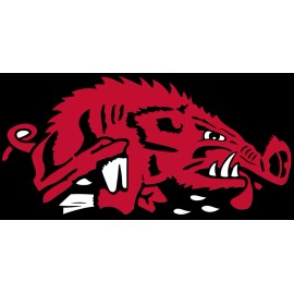 Arkansas Razorbacks Slobberin Hog Logo - Die Cut Vinyl Sticker UV Outdoor Safe - 5"