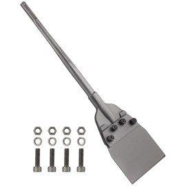 SDS Max Floor Scraper, Firecore 6 Inch SDS Max Thinset Removal Bits Scaling Chisel Tool for Rotary Hammer Drill, Steel Shovel Bits for Removing Vinyl Flooring VCT Tiles Linoleum Concrete Mortar
