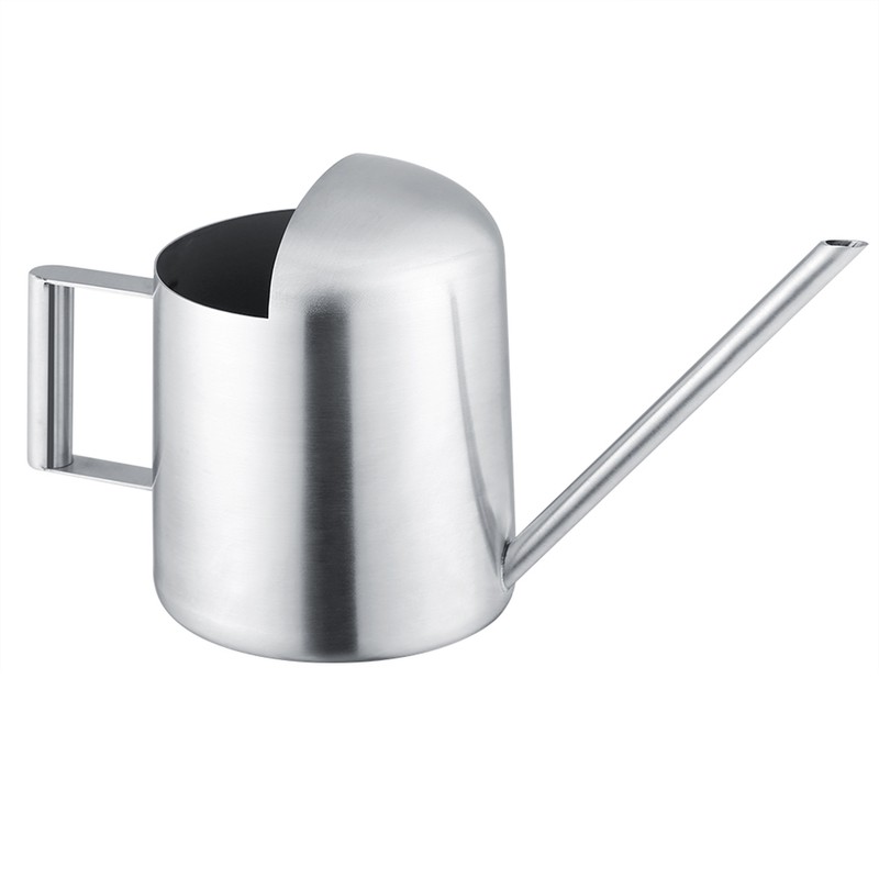Stainless Steel Watering Can Garden Plant Flower Long Mouth Sprinkling