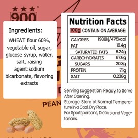 Emergency Food Supply - Peanut Hardtack, Mre Meals Military 2025, Emergency Meals Survival Bars, Camping Hiking Survival Food High Calorie Bars, 12 Count, Long Shelf Life