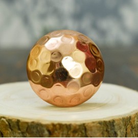 ARTISNO Hammered Copper Door Knobs Cabinet Pulls - Decorative Drawer Knobs for Cabinets, Drawers and Dressers - Perfect for Living Room, Bathroom, or Kitchen Cabinetry, Set-6