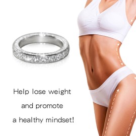 HUASAI Lymphatic Rings for Women on Prime Lymphvity Moissanite Ring Dainty Lymphatic Drainage Ring Shining Cubic Zirconia Lymph Detox Ring for Christmas Stocking Stuffers Gifts, Leather, No Gemstone