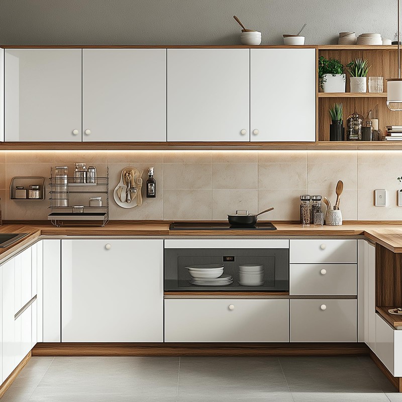 HOME EDIT 30 Pack Solid Brushed Nickel Kitchen Cabinet Knobs