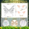 Fairy Wings for Adults Women, Fairy Costume Accessories Set for