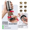 TempPro 100ml Electric Salt and Pepper Grinder Set Rechargeable, Automatic