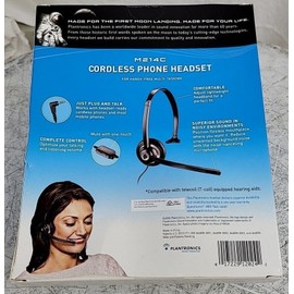Plantronics NEW SEALED BOX Plantronics M214C Cordless Phone Headset SEE NOTES