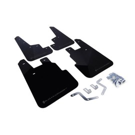 FASTMODZ Rally Armor MF28-UR-BLK/GRY Compatible with 14+ Subaru Forester Black Mud Flap with Grey Logo