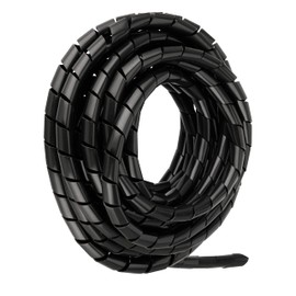 REV 0518269555 Cable Duct Spiral Cable Tube Open 5 m Diameter 12 mm Black