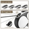 Retractable Dog Leash with Chew Proof Cable,26 ft Durable Dog