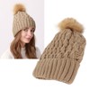 Warm Heating Knitted Hat Electric Soft USB Rechargeable Warming Hat