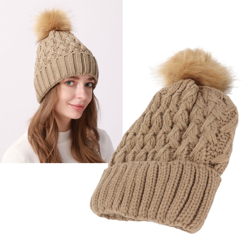 Warm Heating Knitted Hat Electric Soft USB Rechargeable Warming Hat