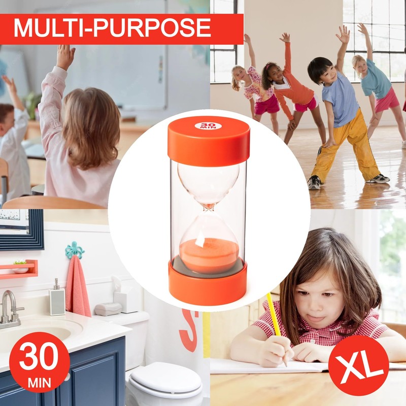 Jumbo Sand Timer for Kids - Colourful and Attractive -