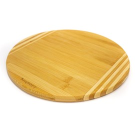 BergHOFF Bamboo Round Cutting Board 11.8 x 0.6" Use As Serving Board Durable Material Green Product