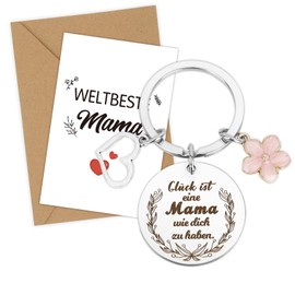 OZOSHINE Gifts for Mum Keyring Father's Day Gift for Dad Gift Best Grandma Gifts Father's Day Gift for Grandpa Father's Day Mother in Law Godmother Godmother Gift, Mom Keychain, M