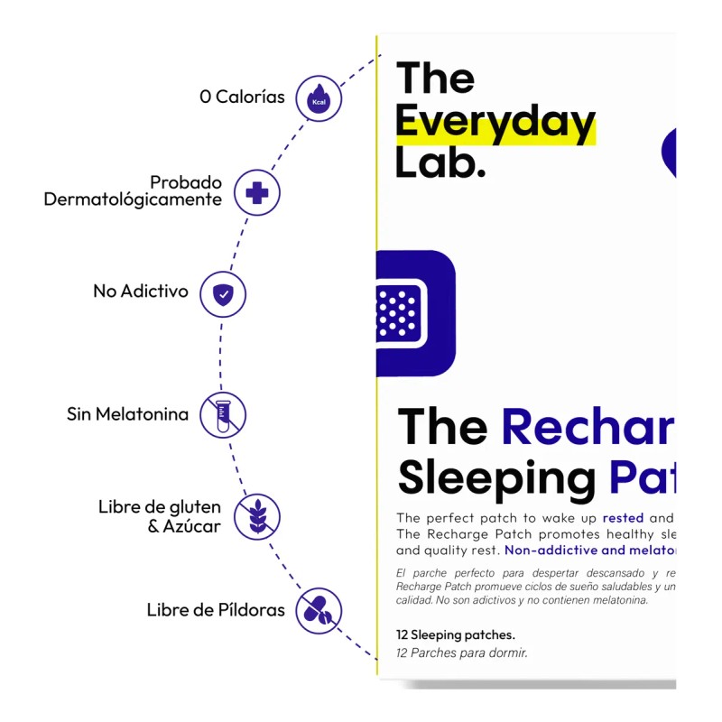 2 Pack Parches Para Dormir - Sin Melatonina, No Adictivos