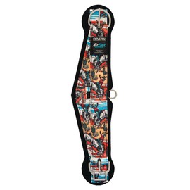 Weaver Leather Bucking Bronc Synergy Airflex Roper Cinch with Roll Snug Buckle Buckingbronc 30