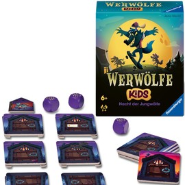 Ravensburger 22692 Night of the Young Wolves, First Werewolves Children from 6 Years for 2 to 6 Players