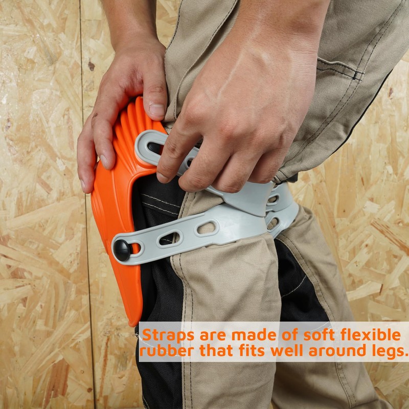 KUNN Rubber Straps for Knee Pads, Replacement Straps for Knee