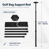 Golf Bag Support Rod for Travel and Storage – 4-Section