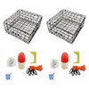 2-Pack of KUFA Vinyl Coated Crab Trap & Accessory kit