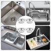 4PCS kitchen sink strainer, sink drain strainer, stainless steel sink
