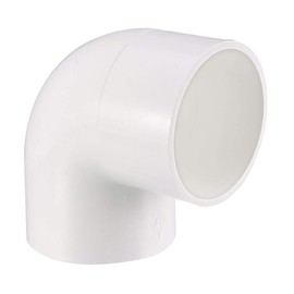 sourcing map 75mm Slip 90 Degree PVC Pipe Fitting Elbow Coupling Connector 2Pcs