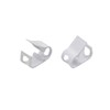 Tube Clamps, White, Pack of 5, 28 x 23 x