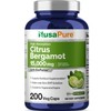 NusaPure Citrus Bergamot Capsules 15,000mg, 200 Capsules - 25:1 Bergamot