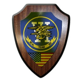 Navy Seals Seal Team 3 Crest Wall Sign US Army United States Naval Special Warfare Development Group Military Insignia Emblem # 20430
