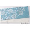 Musumi Furoshiki 150 Kimono Wrap Flower Arabesque Sage, 59.1 inches