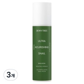Dewytree Ultra Nourishing Snail Emulsion, 150ml, 3 pieces / 듀이트리 울트라 너리싱 스네일 에멀전, 150ml, 3개