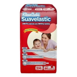 Kit 88 Pañales Kleenbebé Suavelastic Etapa 3 Unisex - 2 Pack