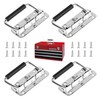 SUPAWAY Pack of 4 Folding Spring Handles, Stainless Steel Box