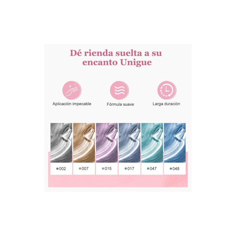 CHERIMOYA Kit de 6 Esmalte de Uñas de Gel Ojos