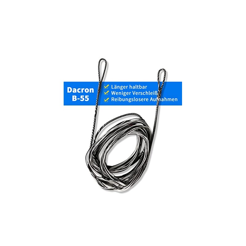 AliArchery 12 Strand 56 Inch B-55 Dacron Bow String Replacement