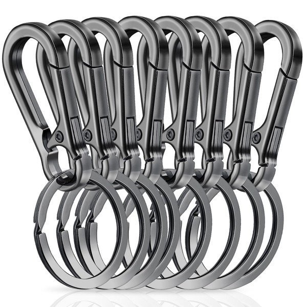 Amaxiu Heavy Duty Metal Keychain, Zinc Alloy Key Chain with