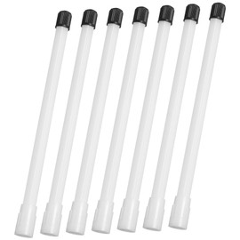 Zerodeko 10pcs Plastic Valve Stem Extenders for Easy Tire Inflation Durable Straight Valve Extension Rods for Electric Scooters and Motorcycles