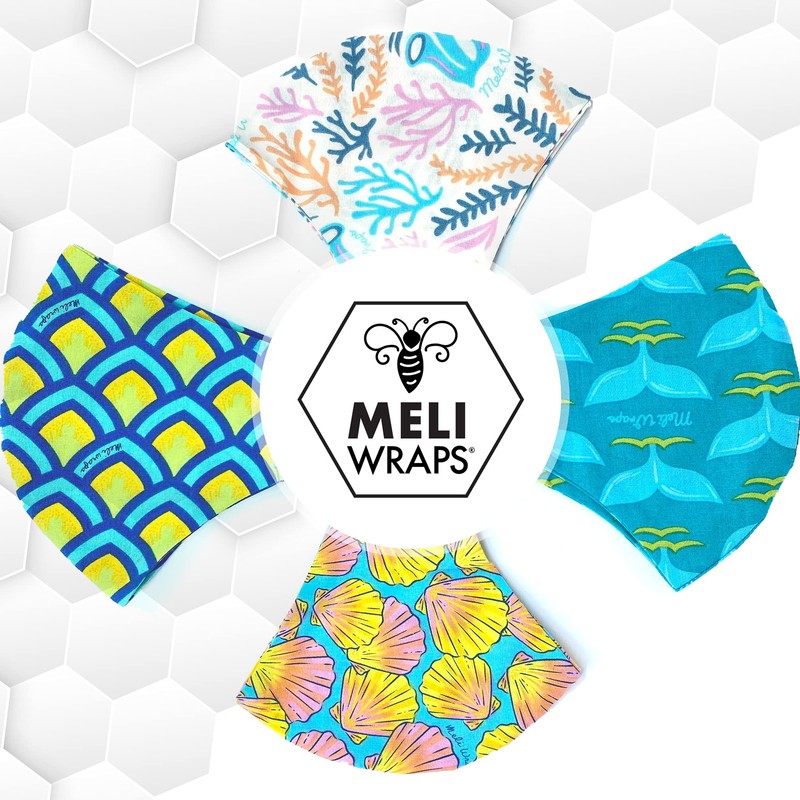 Meli Wraps - Reusable Cotton Face Masks, Washable Face Mask